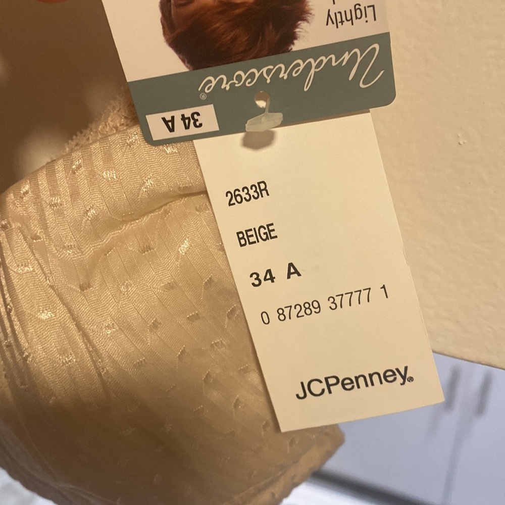 JCPenney Bras this model in size 36B White, 34A & 34C Beige, NWT - Picture 8 of 10